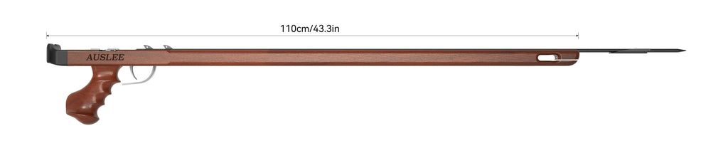 Ranger wood speargun Series for Spearfishing, Speargun for Freediving, Scuba Diving, Fishing, Diving, Burma Teak, Stainless Steel Shaft