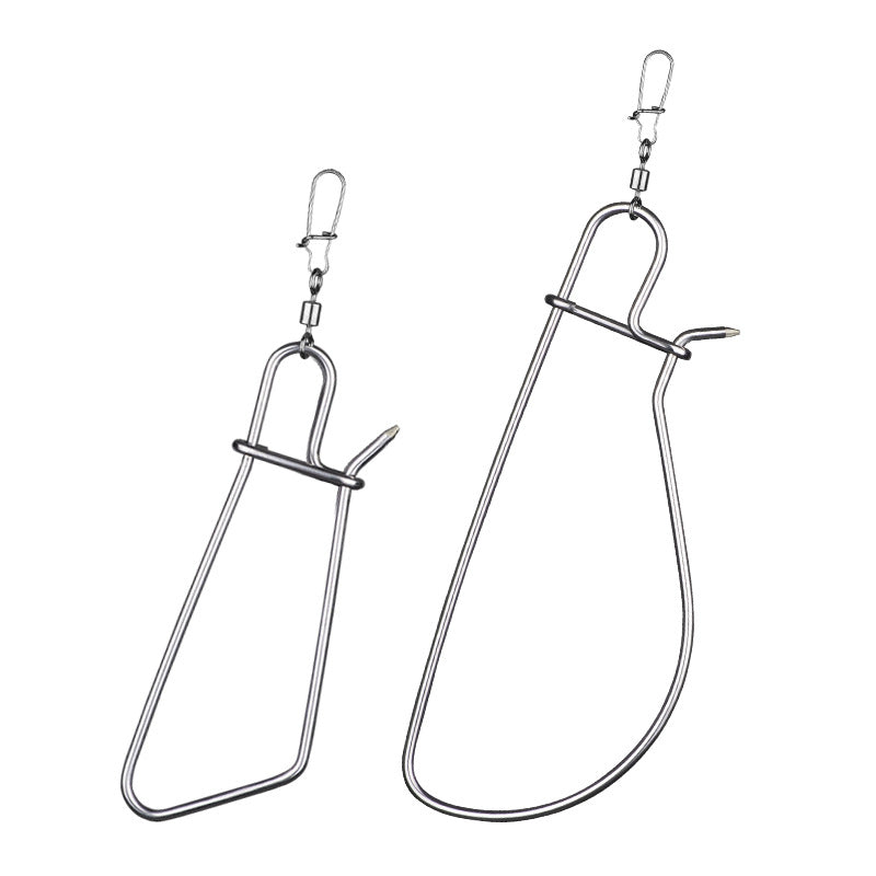 Fishing Stringer, 5Pcs Stainless Steel Fishing Stringer Heavy Duty Fish Wire Rope Lock Fishing Stringer Clip Fish Lock Cable for Outdoor Fishing Fish Stringer