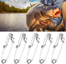 Load image into Gallery viewer, 5PCS Stainless Steel Long Line Longline Clip For Fishing Snapper Or Shark  Diving Spearfishing Stainless Steel Shark Clip