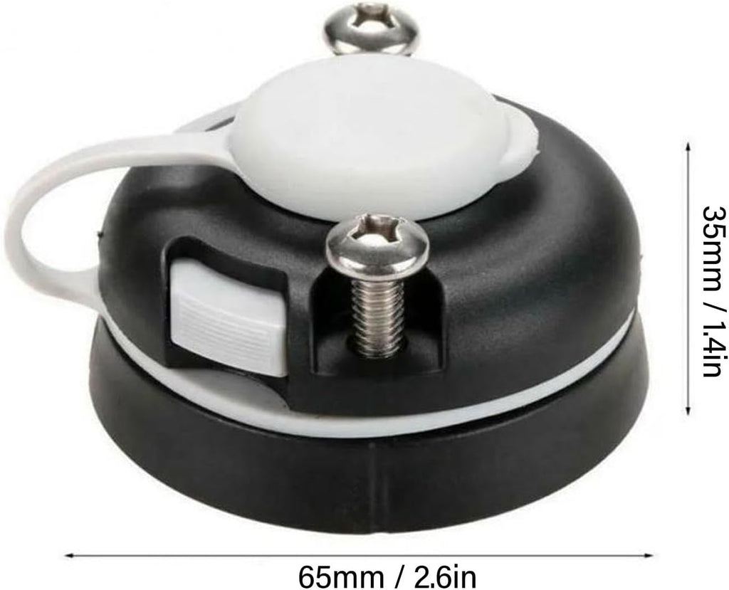 Track Mounting Base, Kayak Track Mount Base Light Pole Base Rail Mount Replacement for Fishing Boat Canoe Yacht, Built in 2 Screws