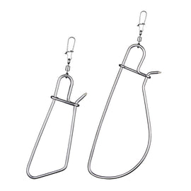 Fishing Stringer, 5Pcs Stainless Steel Fishing Stringer Heavy Duty Fish Wire Rope Lock Fishing Stringer Clip Fish Lock Cable for Outdoor Fishing Fish Stringer