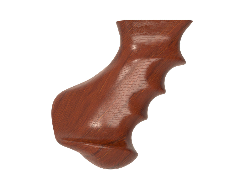 Burmese teak speargun handle