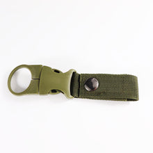 Load image into Gallery viewer, 3Pcs Portable Water Bottle Clip with  stainless steel buckle , Hanging Bottle Buckle Clip for Outdoor Camping Hiking Traveling Backpack Belt Nylon Webbing Strap Tools
