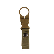 Load image into Gallery viewer, 3Pcs Portable Water Bottle Clip with  stainless steel buckle , Hanging Bottle Buckle Clip for Outdoor Camping Hiking Traveling Backpack Belt Nylon Webbing Strap Tools